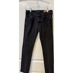 GENES Shop Men's Bowery Slim Fit Jeans Black 28x30 Stretch Denim Casual Pants